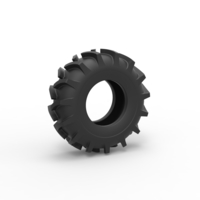 Tire of Redneck Rave Mud truck 1:25 - Thumbnail 1