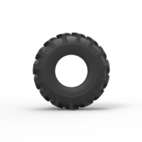 Tire of Redneck Rave Mud truck 1:25 - Thumbnail 5