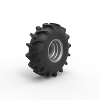 Wheel of Redneck Rave Mud truck 1:25 - Thumbnail 2