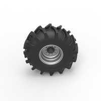 Wheel of Redneck Rave Mud truck 1:25 - Thumbnail 6