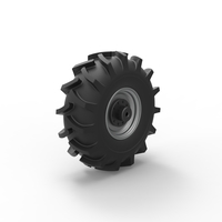 Wheel of Redneck Rave Mud truck 1:25 - Thumbnail 9