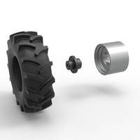 Wheel of Redneck Rave Mud truck 1:25 - Thumbnail 11