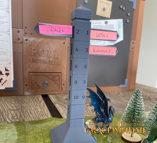 Initiative Tracker - Post 3D Print 552217