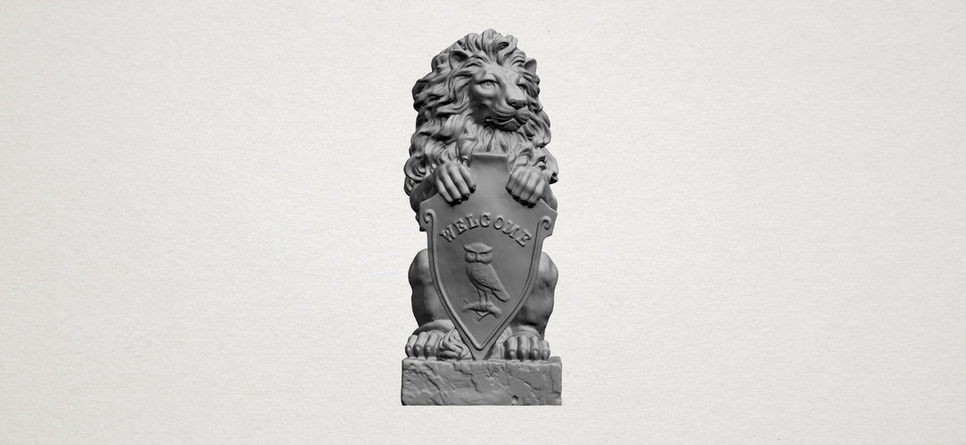 Lion (i) 3D Print 552279