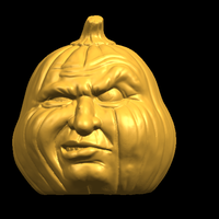 Small Pumpkin face 3D Printing 552280