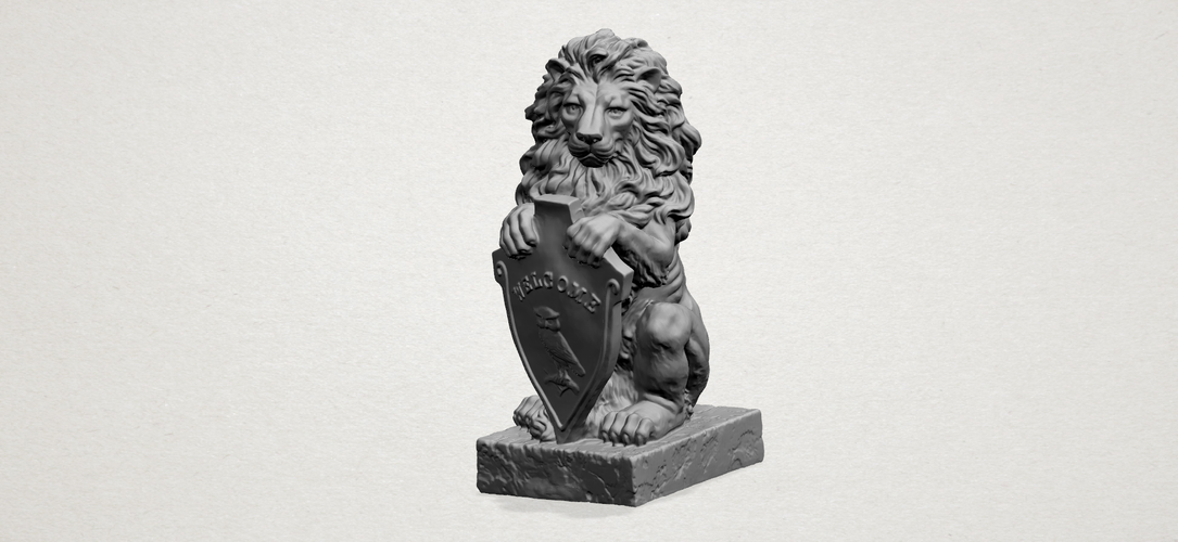 Lion (i) 3D Print 552316