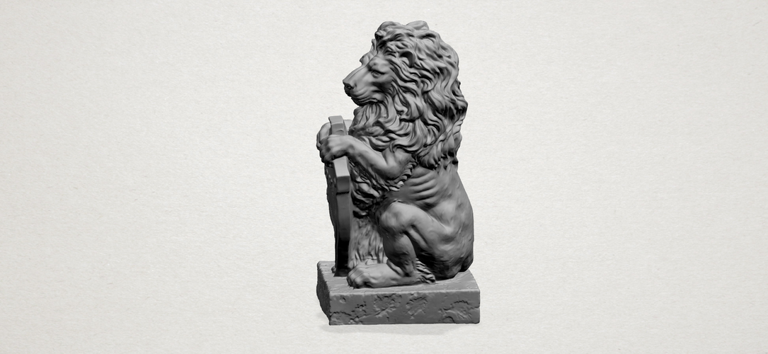 Lion (i) 3D Print 552317