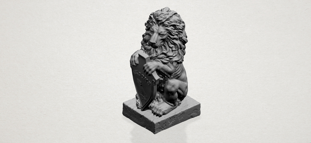 Lion (i) 3D Print 552319