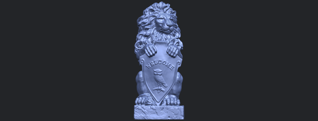 Lion (i) 3D Print 552322