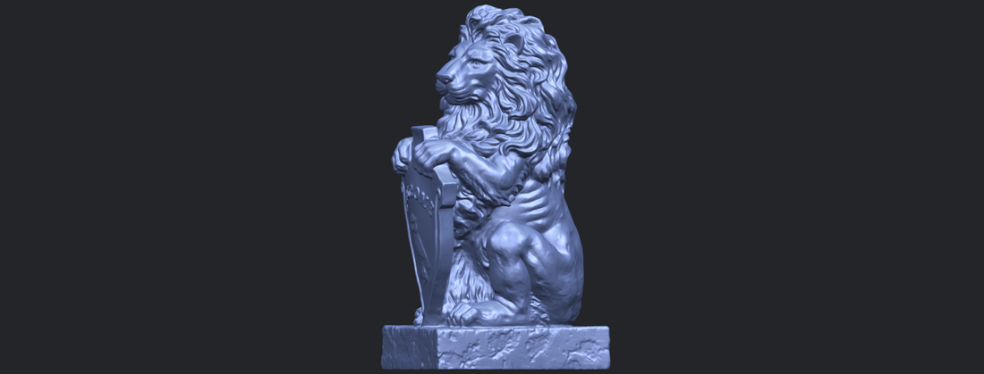 Lion (i) 3D Print 552324