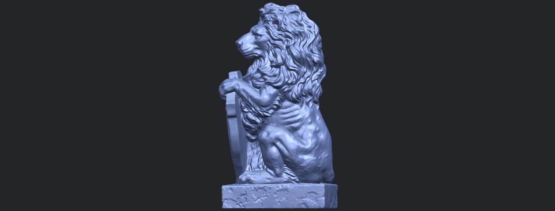 Lion (i) 3D Print 552325