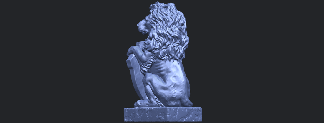 Lion (i) 3D Print 552326