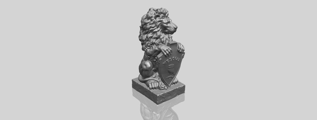 Lion (i) 3D Print 552331