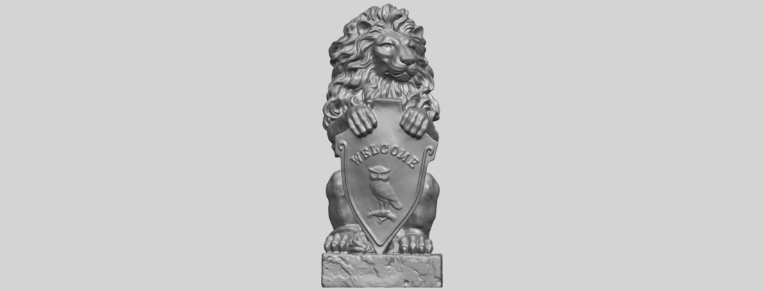 Lion (i) 3D Print 552332