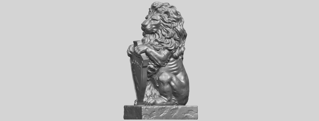 Lion (i) 3D Print 552334