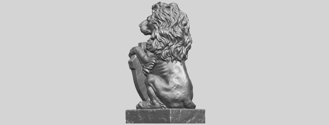 Lion (i) 3D Print 552336