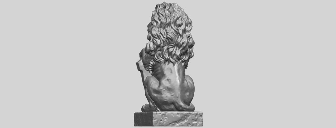 Lion (i) 3D Print 552337