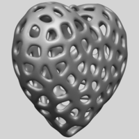 Necklaces -Voronoi Heart - Thumbnail 6