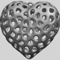 Necklaces -Voronoi Heart - Thumbnail 8
