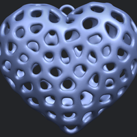 Necklaces -Voronoi Heart - Thumbnail 12