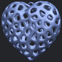 Necklaces -Voronoi Heart - Thumbnail 13