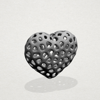 Necklaces -Voronoi Heart - Thumbnail 22