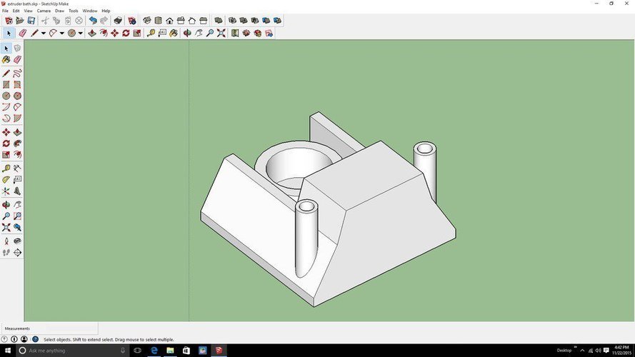 Da Vinci PRO Extruder Bath 3D Print 55241