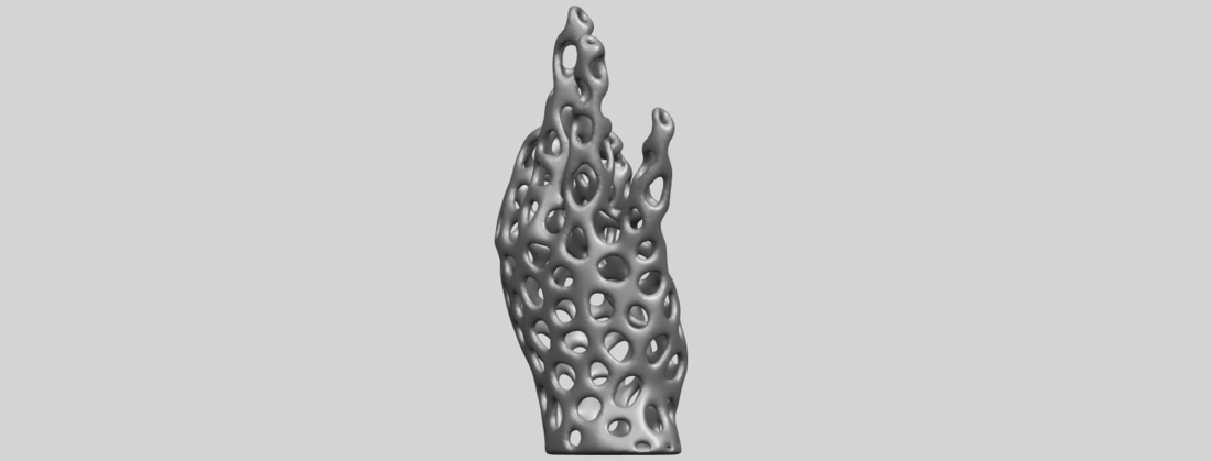 Voronoi Hand 3D Print 552434