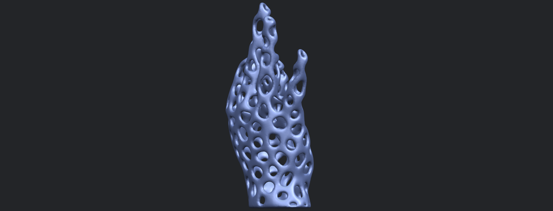 Voronoi Hand 3D Print 552445