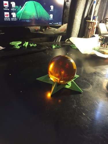3D Printed Dragon Ball Z ball holder by bryan_baker | Pinshape