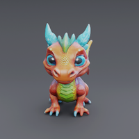 Amber Baby Dragon #1 - Thumbnail 2