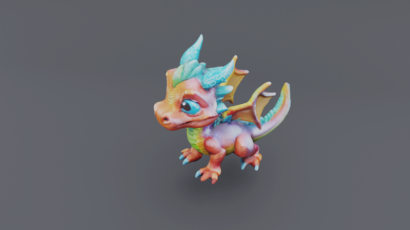 Amber Baby Dragon #1