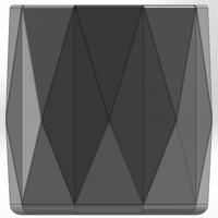 A nine-cornered pencil box with pyramids on the sides - Thumbnail 4