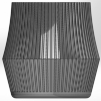 A round pencil cup like a vase with slits on the side - Thumbnail 4