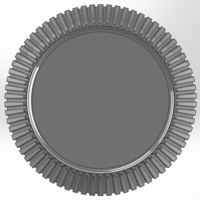 A round pencil cup like a vase with slits on the side - Thumbnail 5