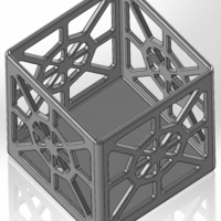 A square pencil case with an octagonal pattern - Thumbnail 3