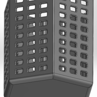 Hexagonal pencil case with rectangular slots - Thumbnail 3