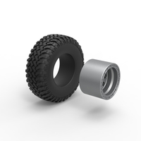 Wheel of Uphill Sand Racing Dragster 1:25 - Thumbnail 10