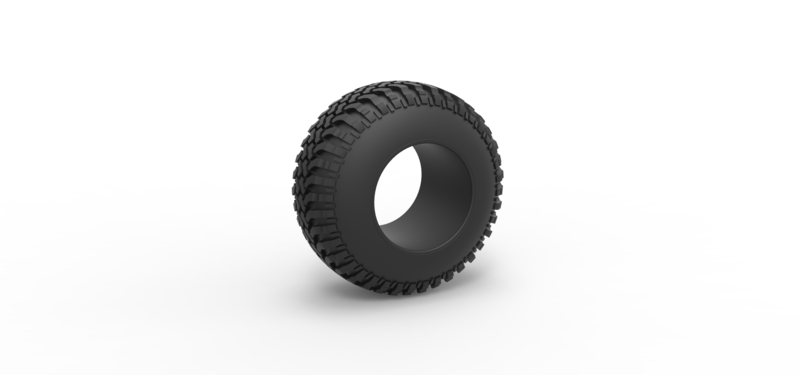 Offroad tire 133 Scale 1:25