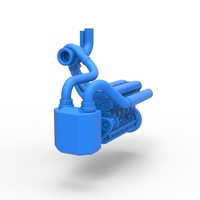 Engine of Uphill Sand Racing Dragster 1:25 - Thumbnail 2