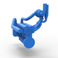 Engine of Uphill Sand Racing Dragster 1:25 - Thumbnail 9