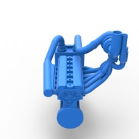 Engine of Uphill Sand Racing Dragster 1:25 - Thumbnail 11