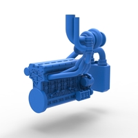 Engine of Uphill Sand Racing Dragster 1:25 - Thumbnail 12