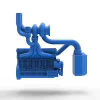 Engine of Uphill Sand Racing Dragster 1:25 - Thumbnail 13