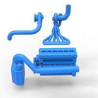 Engine of Uphill Sand Racing Dragster 1:25 - Thumbnail 21