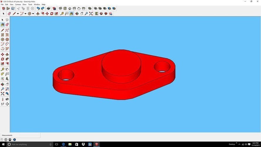 Yamaha 1200 Block Off Plate 3D Print 55270