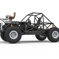 Uphill Sand Racing Dragster Base 1:25 - Thumbnail 2