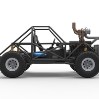 Uphill Sand Racing Dragster Base 1:25 - Thumbnail 18