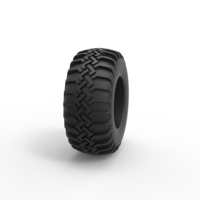 Tire of Uphill Sand Racing Dragster Version 2 Scale 1:25 - Thumbnail 3