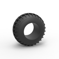 Offroad tire 134 Scale 1:25 - Thumbnail 1
